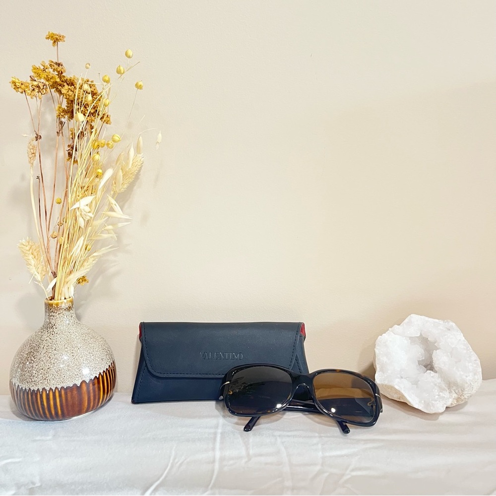 Authentic Valentino sunglasses and case